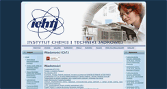 Desktop Screenshot of ichtj.waw.pl